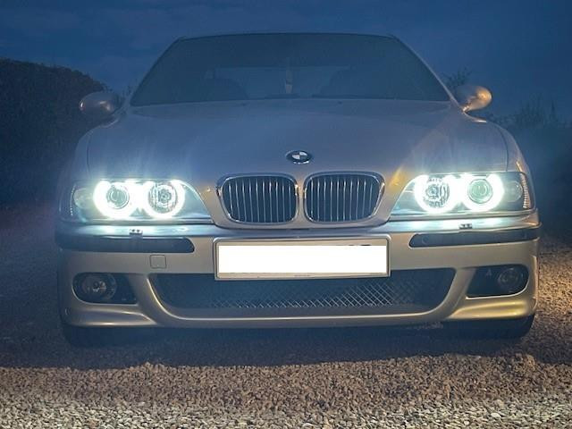 80w LED For BMW Angel Eye Upgrade Bulbs Halo For BMW 5 Series E60 E61 03-07