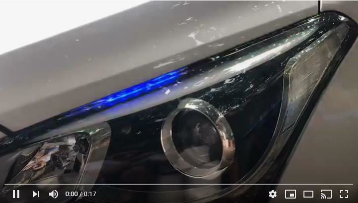 2 x 60cm flexible DRL lightbar, remote RGB Multicolour strips dynamic indicator