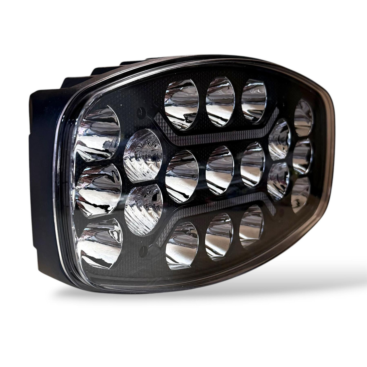 Full LED Spot Lights Amber White DRL 12V 24V Jumbo Oval 220W 22400LM Truck Van