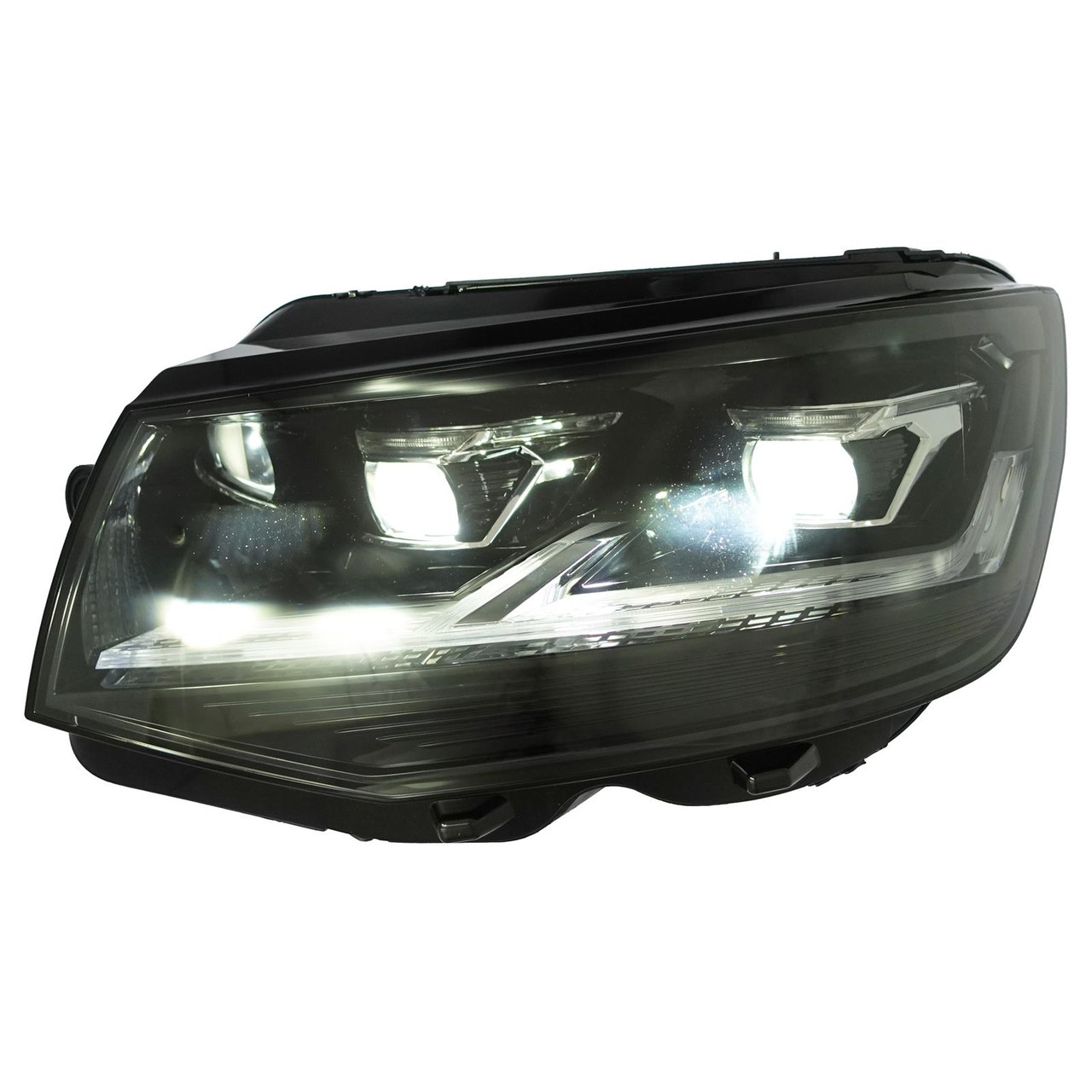 For VW Transporter T6 2015-2019 Black FULL LED Headlights Lamps RHD