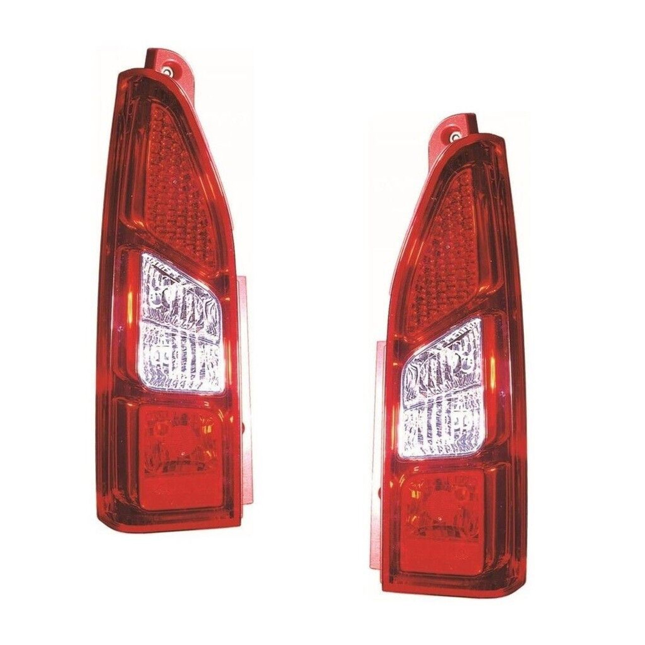 For Citroen Berlingo Mk2 Van 2008-4/2012 Tailgate Rear Lights Lamps Pair OS NS