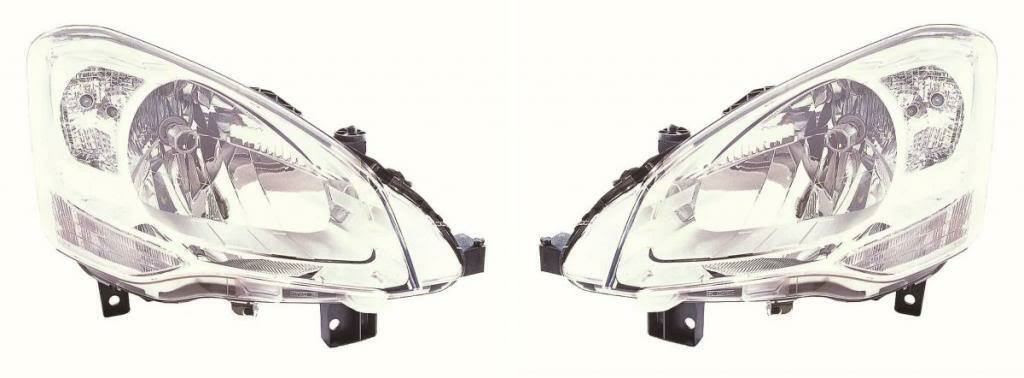 For Citroen Berlingo Mk3 7/2008 Headlights Headlamps 1 Pair O/S &amp; N/S