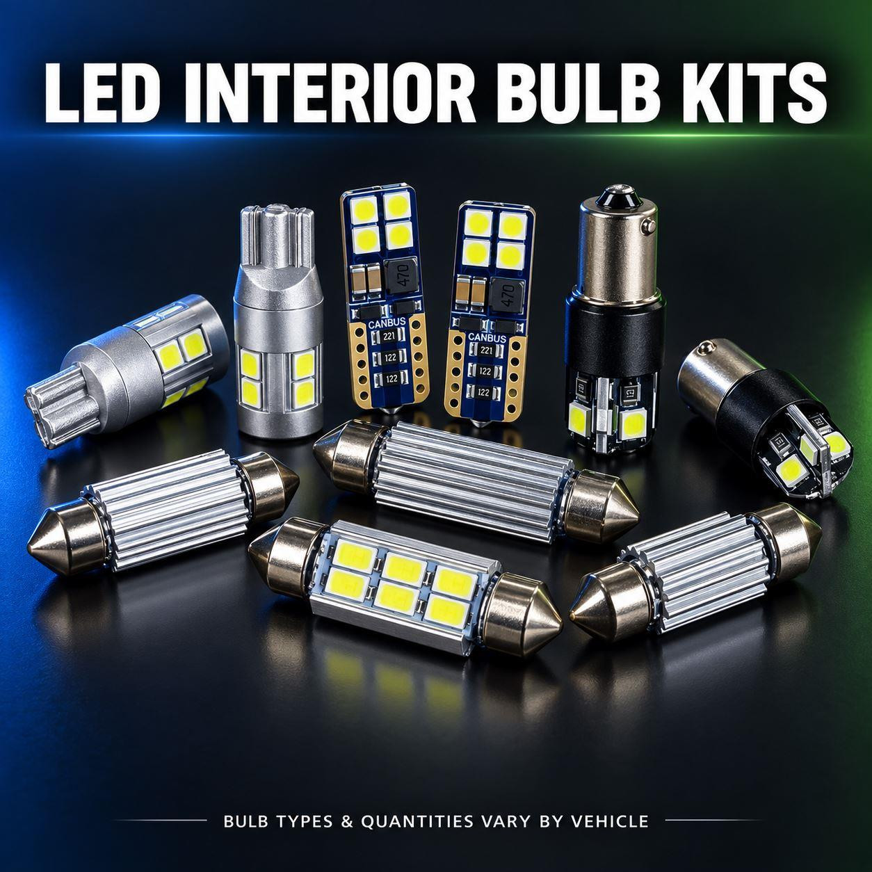 For VW Amarok 2010-2021 LED Interior Light Bulb Kit 5pc Upgrade