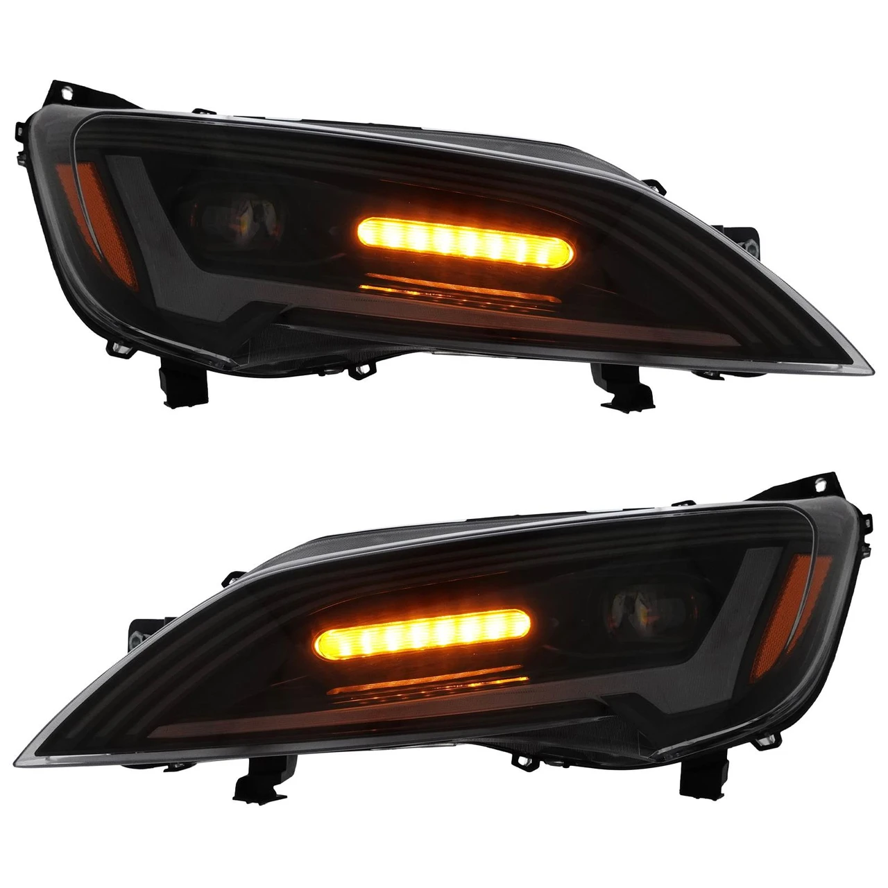 Performance Full LED Headlights Pair with Sequential Indicators - Relay, Ducato, Boxer, Movano & Proace Max