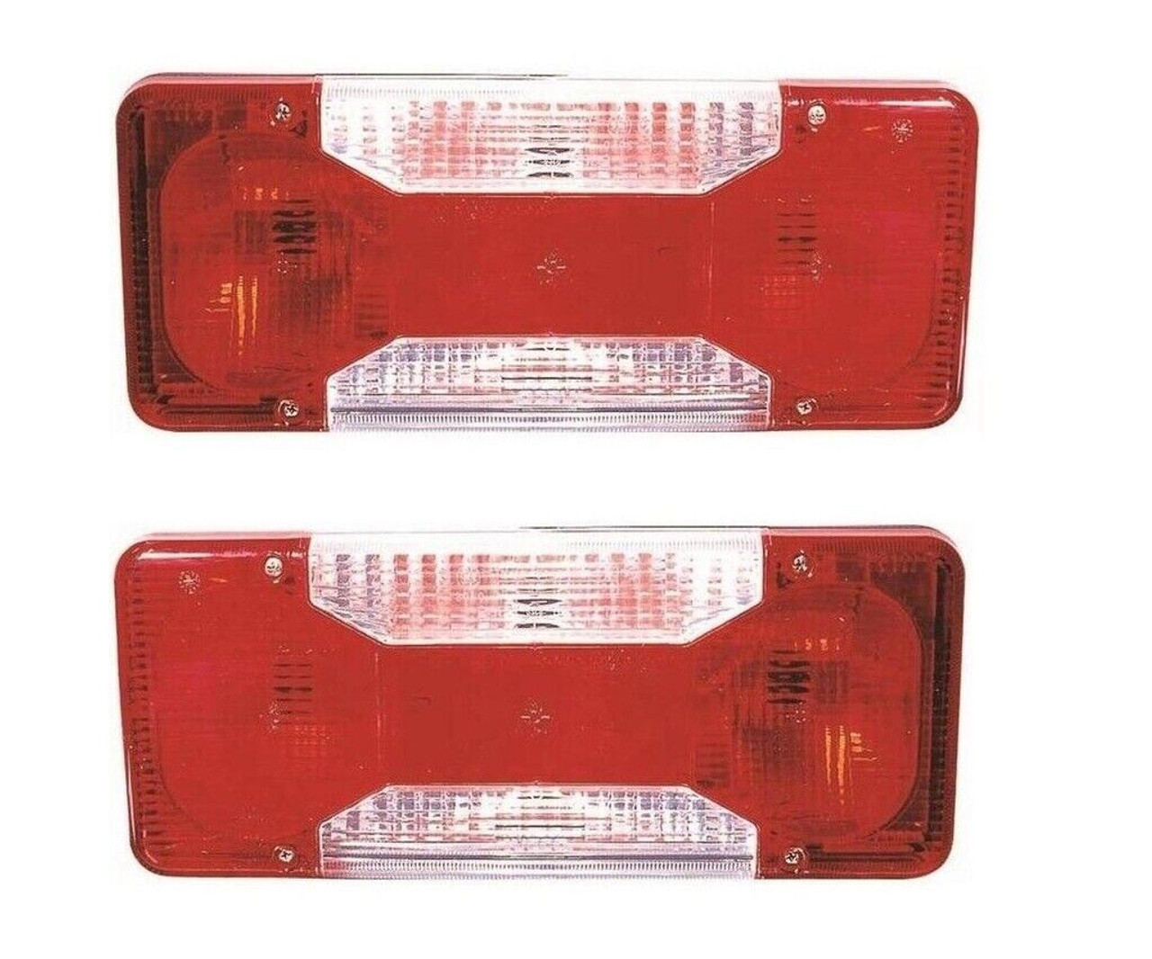 For Fiat Doblo Mk2 Chassis Cab Van 2010-On Rear Tail Lights Lamps Pair OS NS