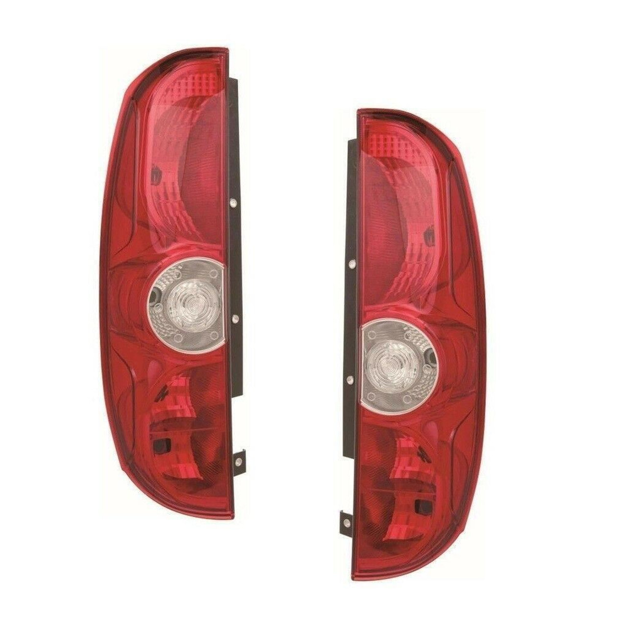 For Fiat Doblo Mk2 Van 2010-5/2015 Tailgate Rear Tail Lights Lamps Pair OS NS