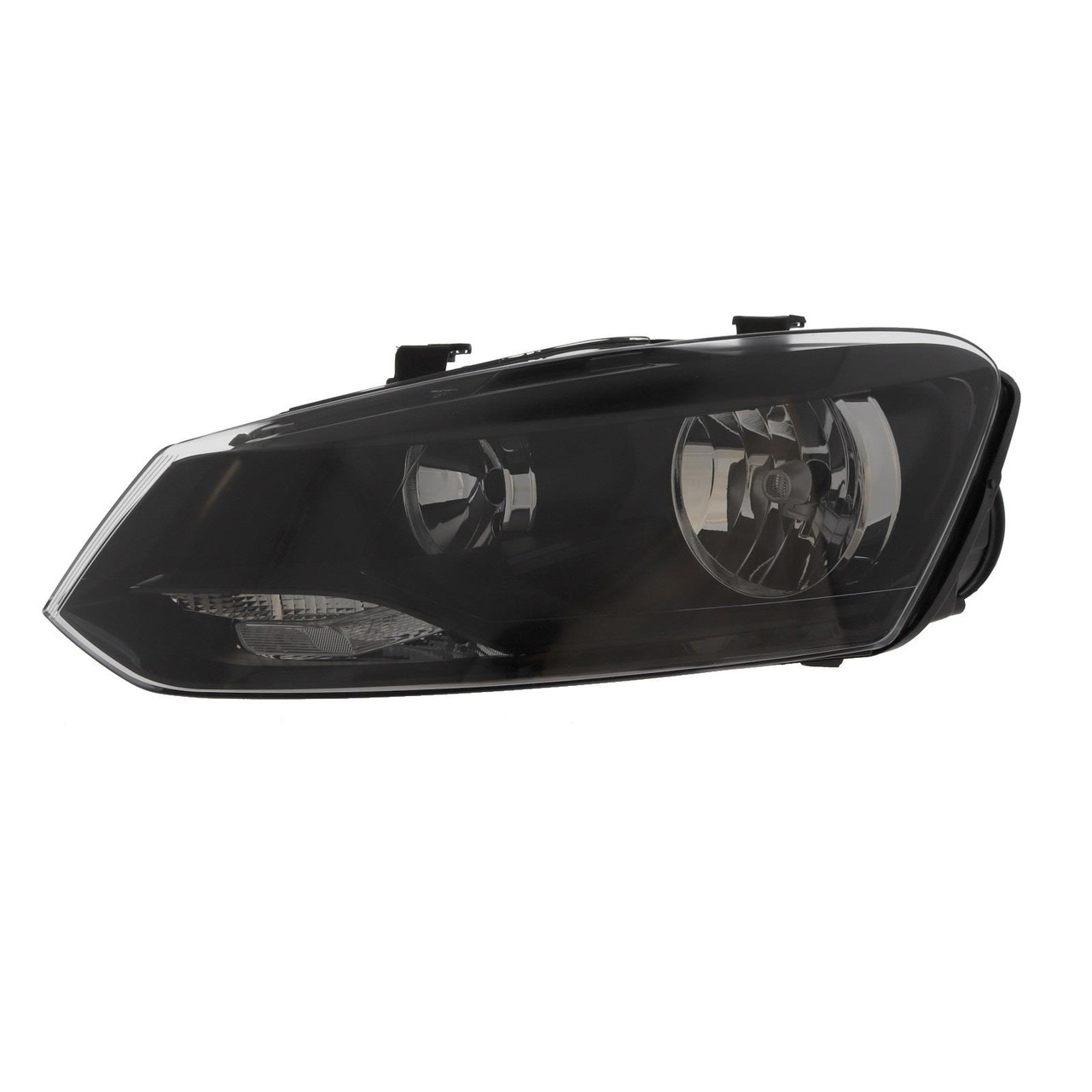 For Volkswagen Polo Black Decor Above Ind 2009-14 Headlight Left Side Passenger
