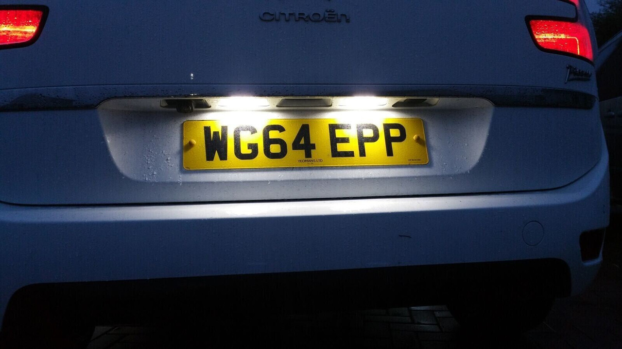 2x LED Rear Number Plate Lights for Honda Civic CRX Integra 34100-S04-A01