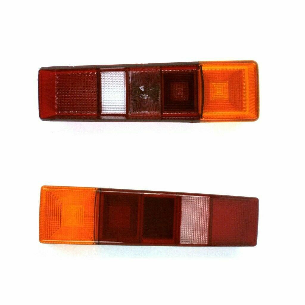 For Ford Transit Chassis Cab Mk3 1986-1991 Rear Tail Lamps Lights Lens Only Pair