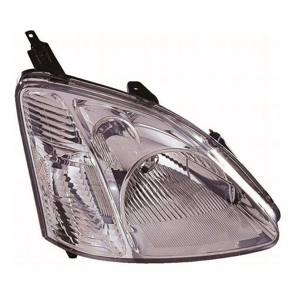 For Honda Civic 3&amp;5 Door 2001-2002 Headlight Headlamp Chrome Drivers Side OS