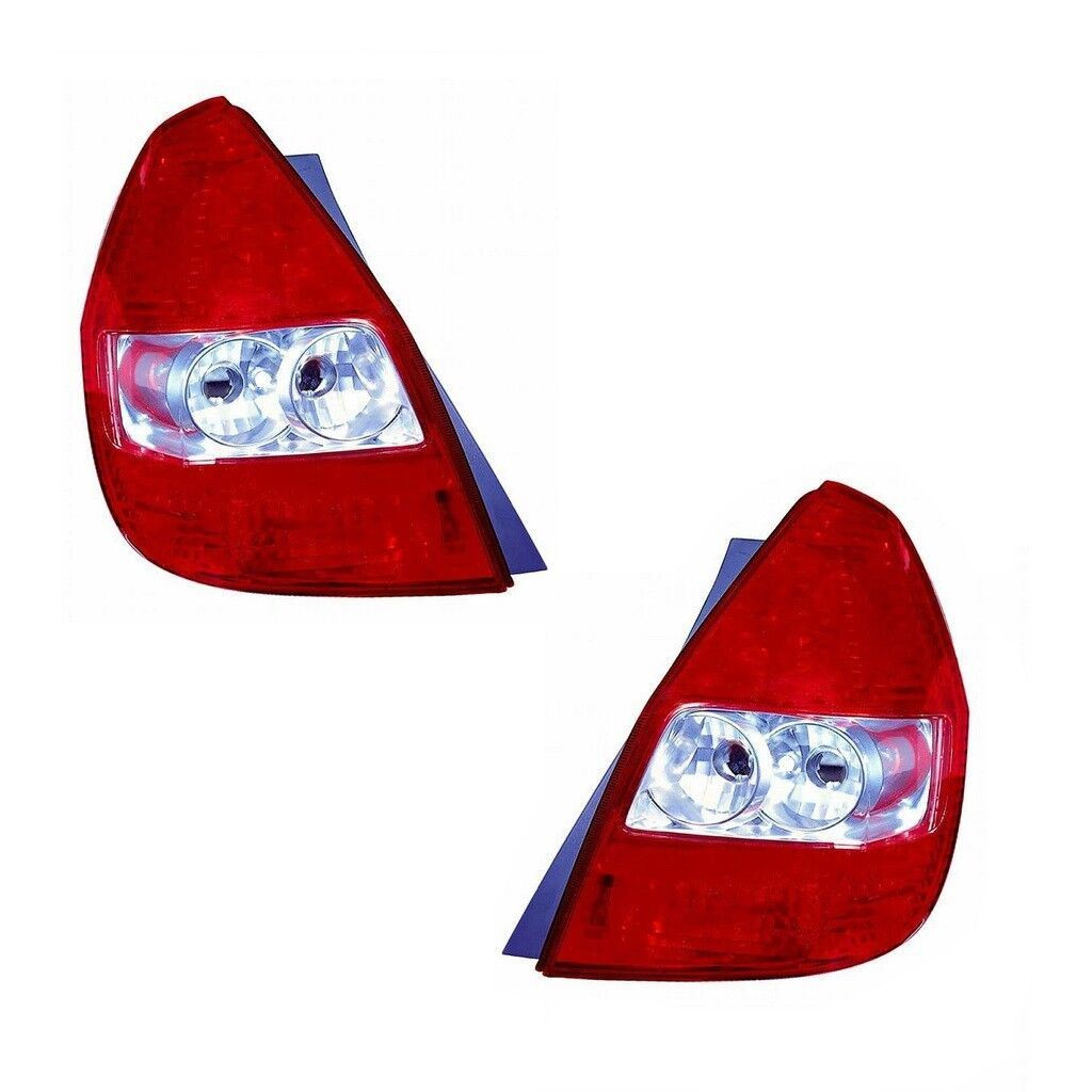 For Honda Jazz Mk2 10/2004-2008 Rear Lights Lamps Clear Indicator Pair OS NS
