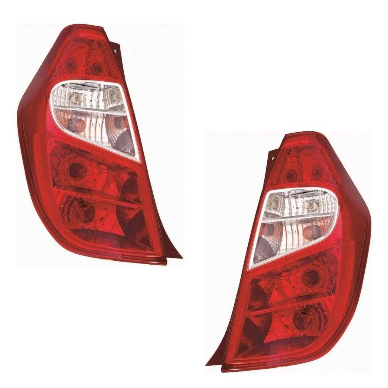 For Hyundai i10 Mk1 Hatchback 1/2011-5/2014 Rear Tail Lights Lamps Pair OS NS
