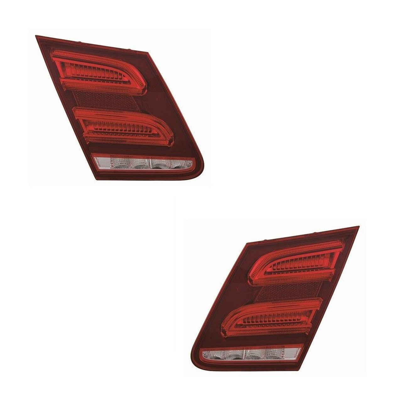 For Mercedes E Class W212 Saloon 2/2013-On Rear Led Inner Boot Lights Lamps Pair