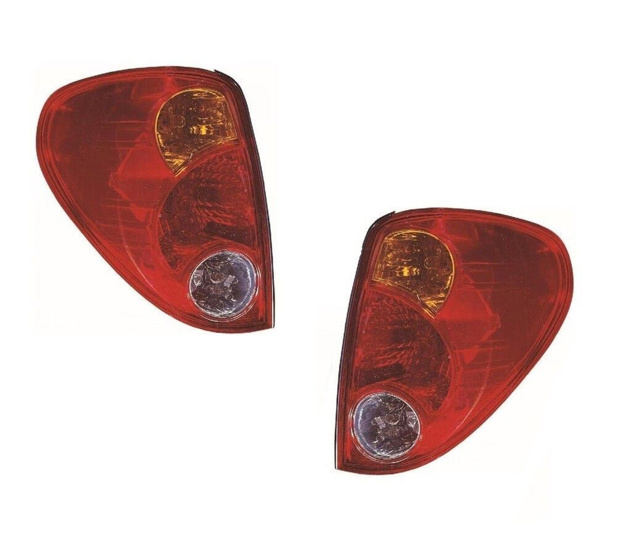 For Mitsubishi L200 Mk4 Pick-Up 3/2006-2015 Rear Tail Lights Lamps Pair OS NS