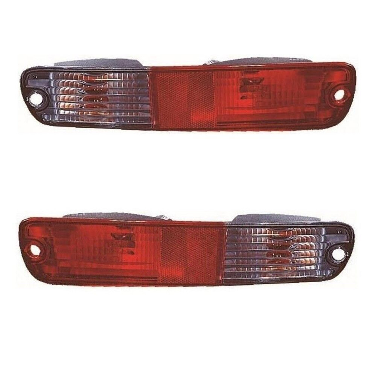 For Mitsubishi Pajero Mk3 ATV 2004-5/2007 Rear Fog &amp; Reverse Lights Pair OS NS