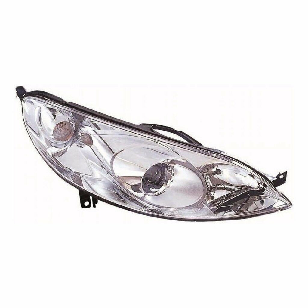 For Peugeot 407 4Dr And Estate 04-11 Headlight W/Mtr Right Uk Drivers Side