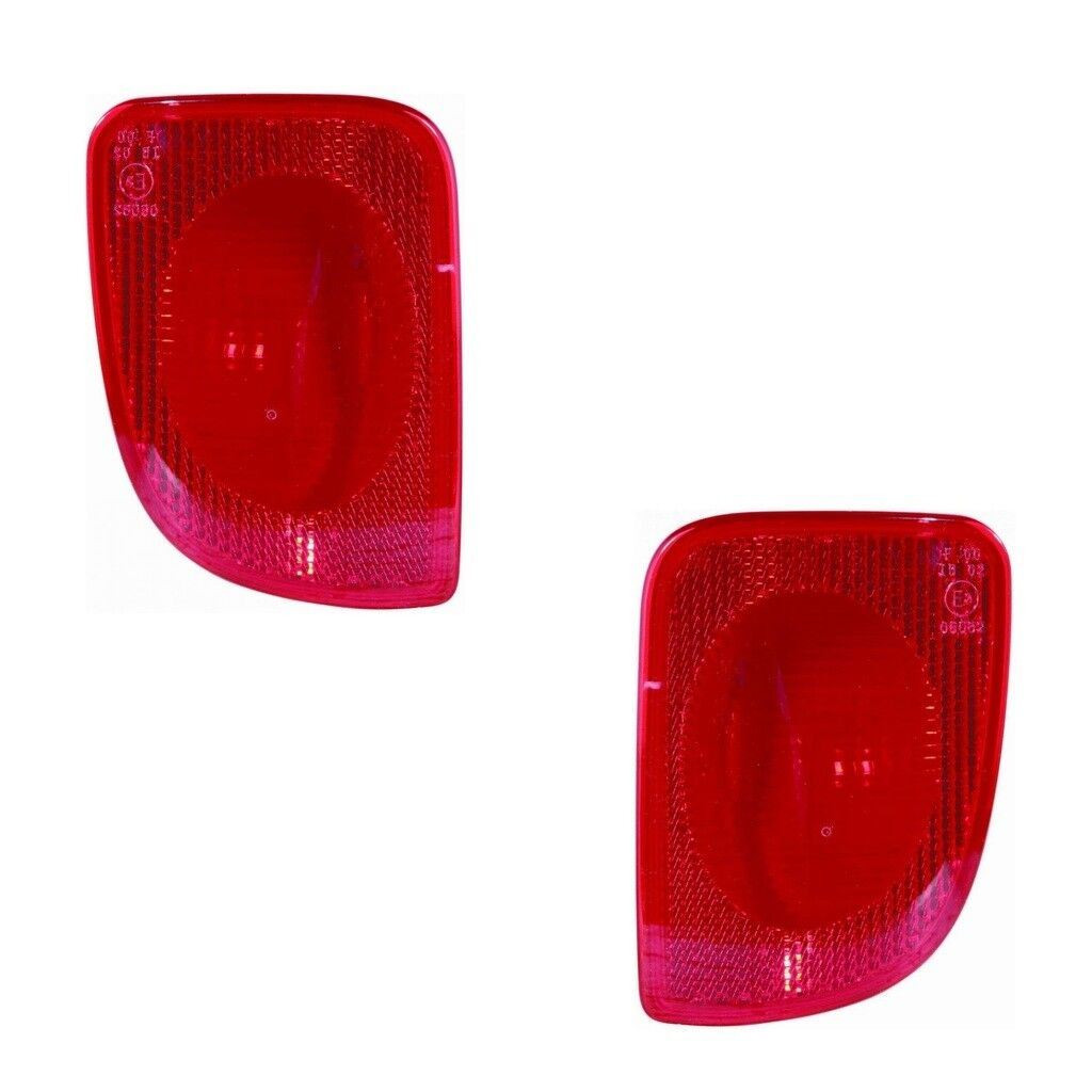For Renault Kangoo Mk2 Van 9.08-On Rear Fog Light Lamp &amp; Reflector Pair OS NS