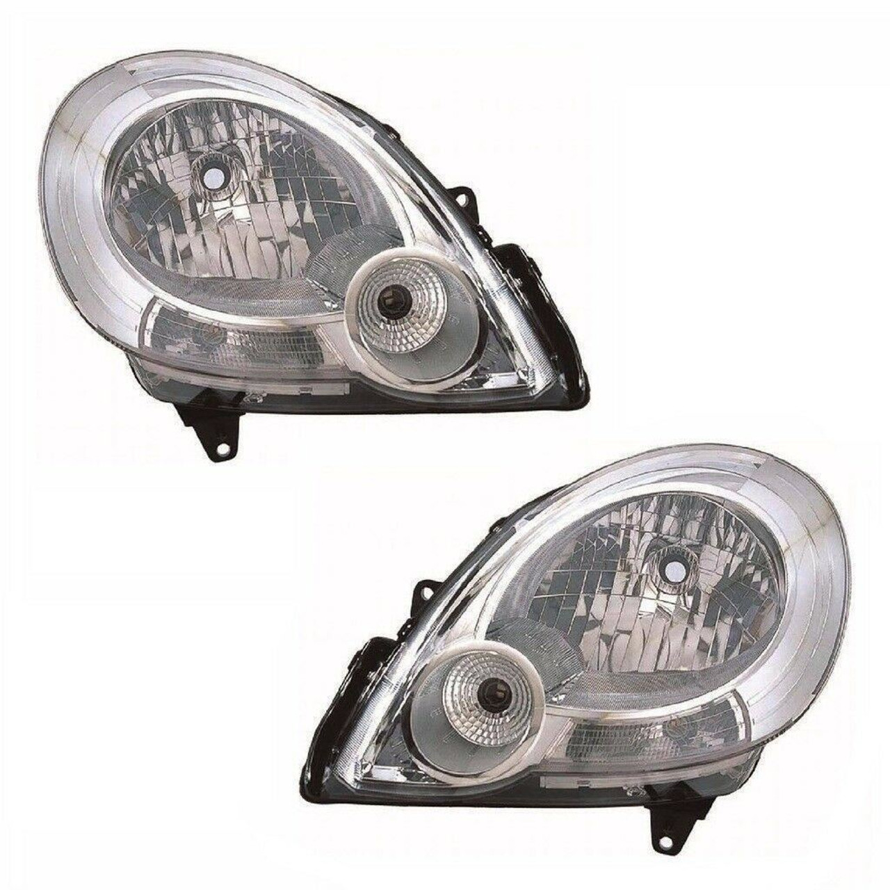 For Renault Kangoo Mk3 9/2008 Headlights Headlamps 1 Pair O/S &amp; N/S