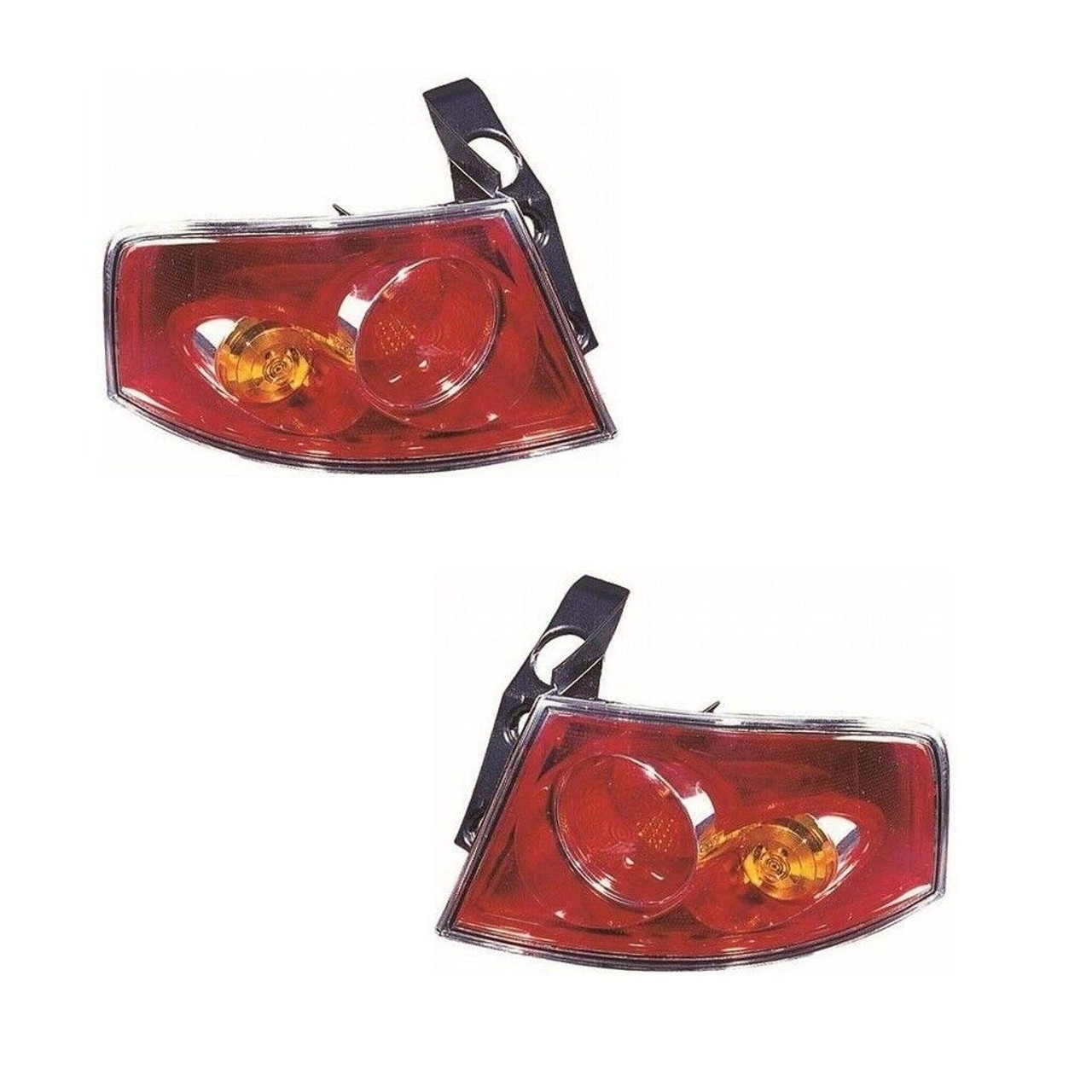 For Seat Ibiza Mk4 Hatchback 2002-2008 Outer Wing Rear Tail Lights Pair OS NS