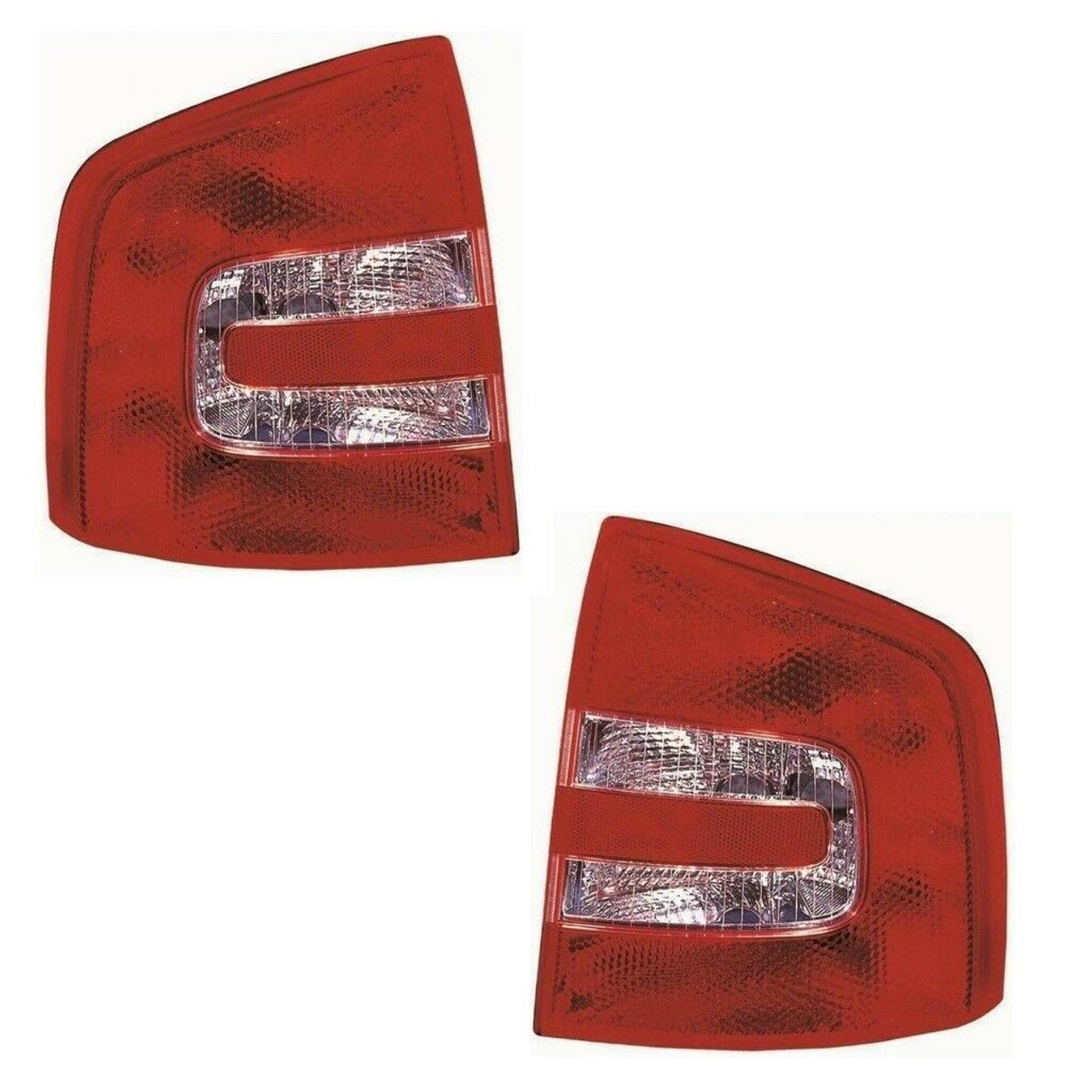 For Skoda Octavia Mk2 Estate 2005-6/2009 Rear Tail Lights Lamps Pair OS NS
