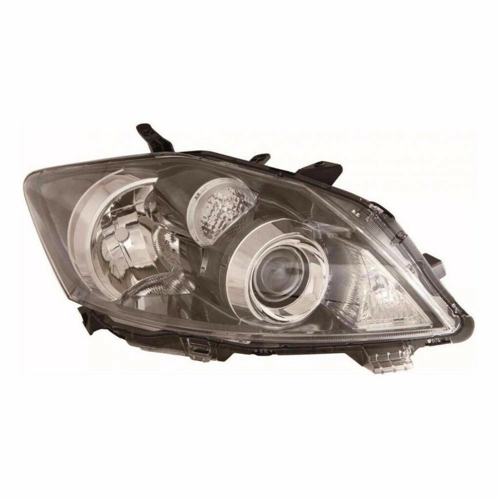 For Toyota Auris 6/2010 Headlight Headlamp Black Uk Drivers Side O/S