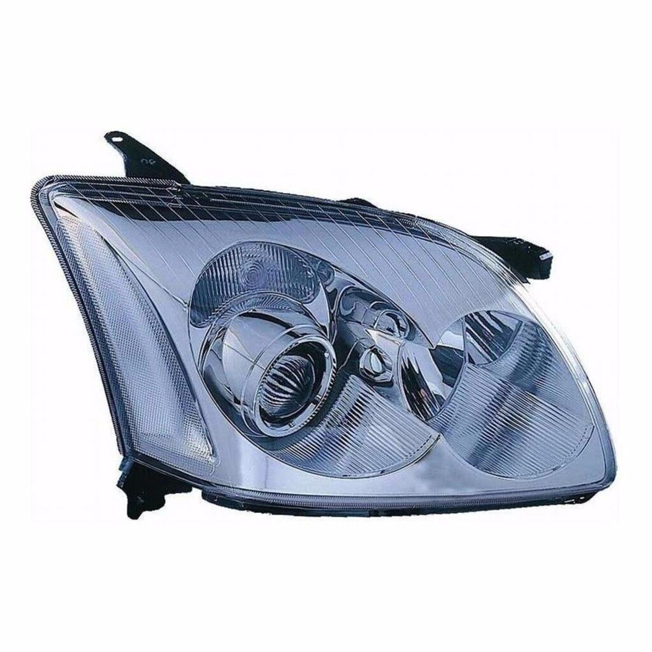 For Toyota Avensis Mk2 Excluding Verso 2003-2006 Headlight Lamp Chrome Right OS