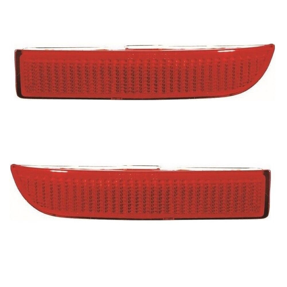 For Toyota Avensis Mk3 Estate 1/2009-3/2012 Rear Bumper Reflectors Pair OS NS