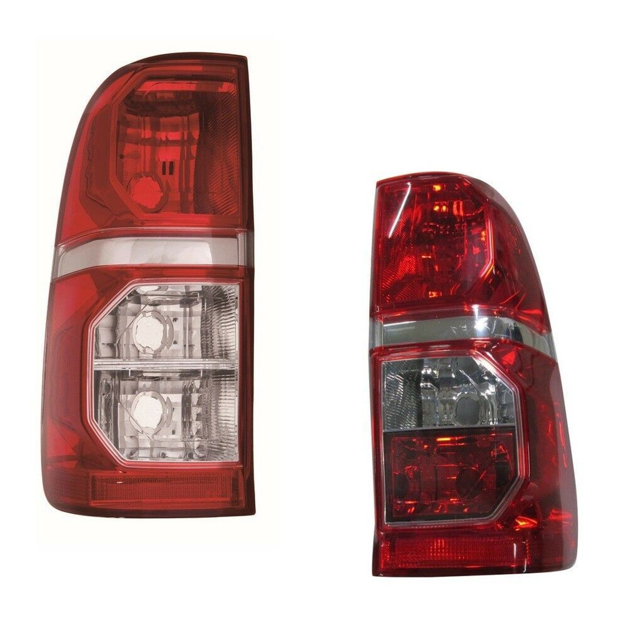 For Toyota Hi-Lux Mk5 Pick-Up Rear Tail Lights Lamps 1 Pair Right OS Left NS