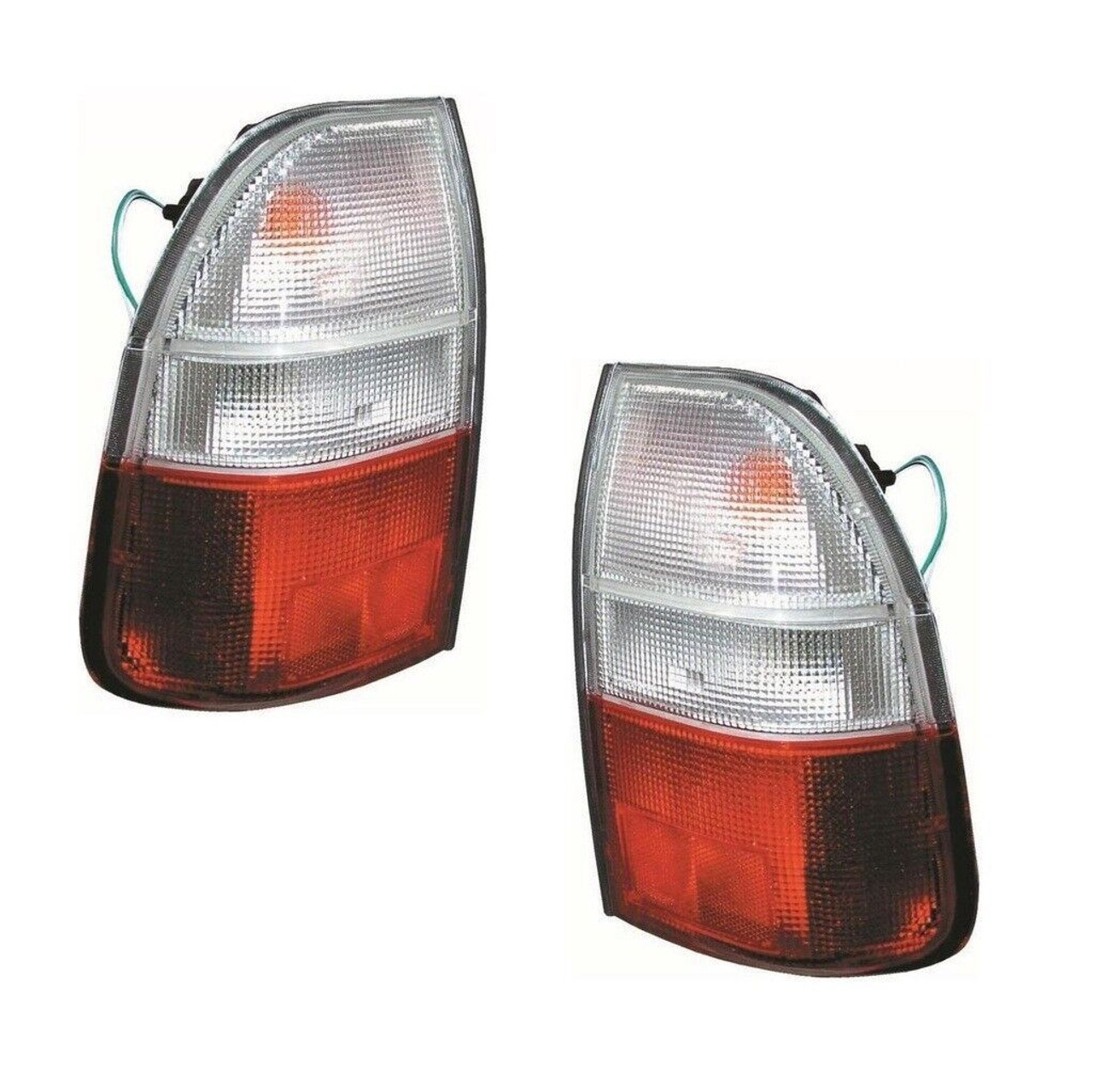 For Mitsubishi L200 Mk3 Pick-Up 3/2001-4/2006 Rear Lights Lamps Pair OS NS