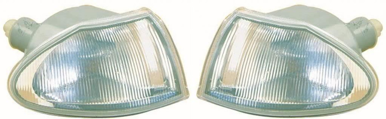 For Vauxhall Astra F Mk3 1994-1998 Clear Front Indicator Lights Pair OS NS