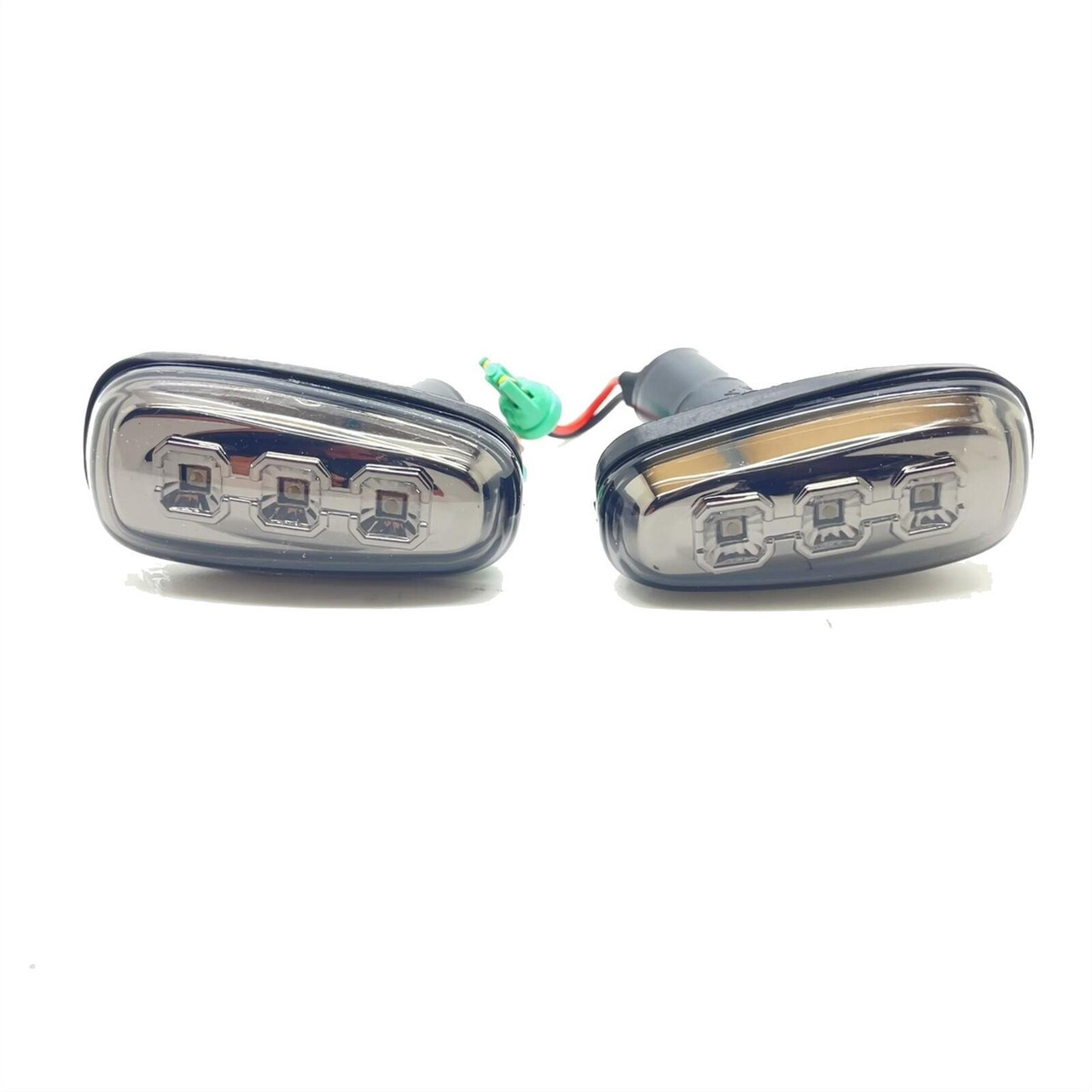 For Vauxhall Astra Mk4 G 98-04 LED Smoked Chrome Side Repeaters Blinkers