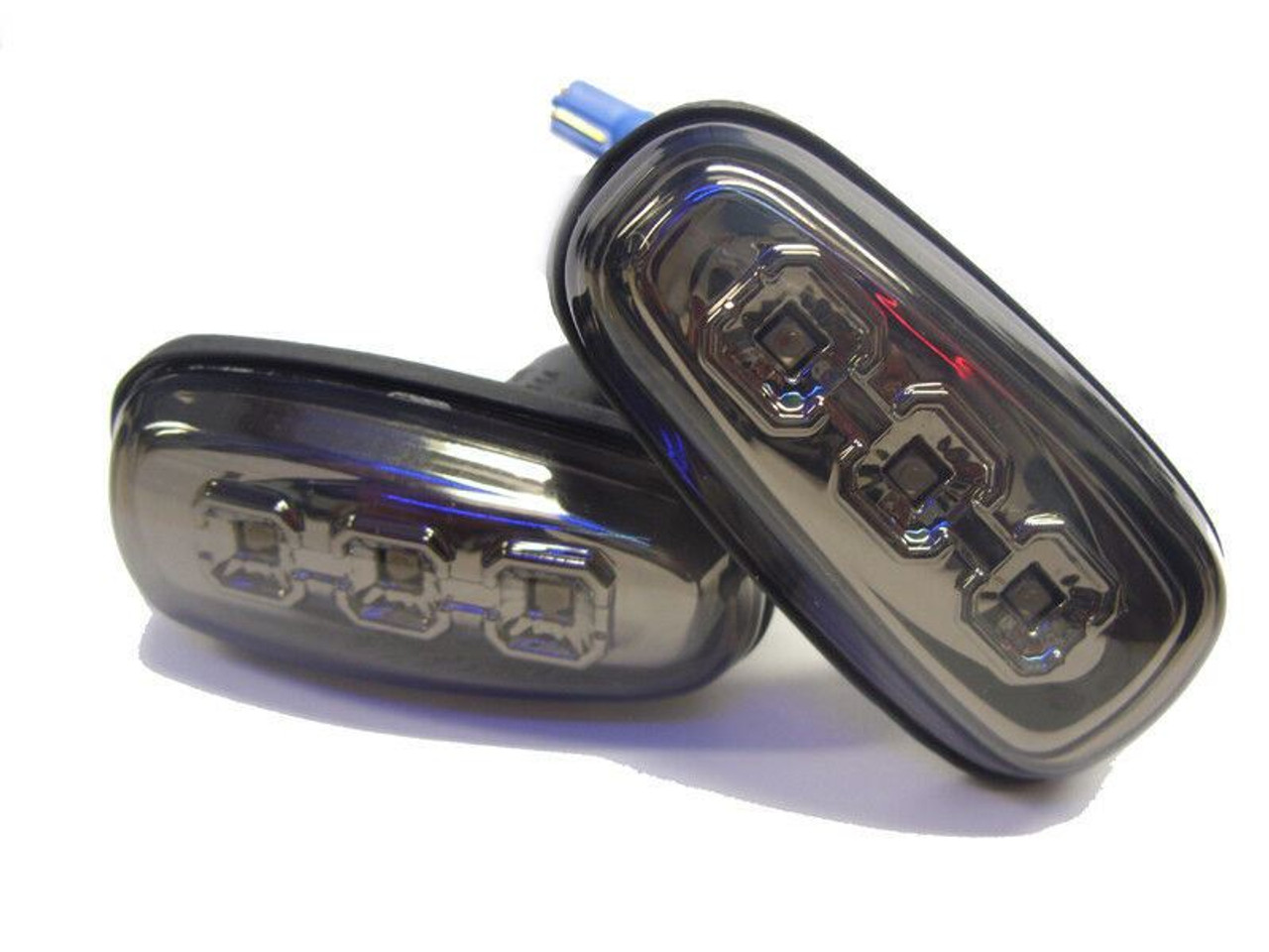 For Vauxhall Astra Mk4 G 98-04 LED Smoked Chrome Side Repeaters Blinkers