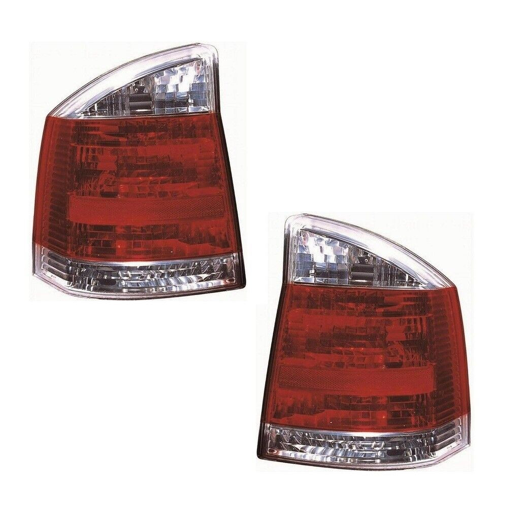 For Vauxhall Vectra C Hatch 03.02-09 Rear Lights Lamps Clear Indicator Pair