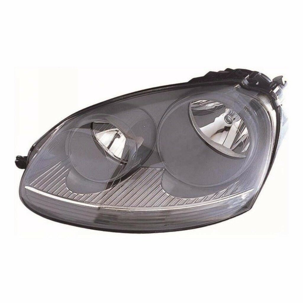 For VW Golf 10/03-5/04 Headlight Lamp Grey Inner W/Mtr Left Uk Passenger Side