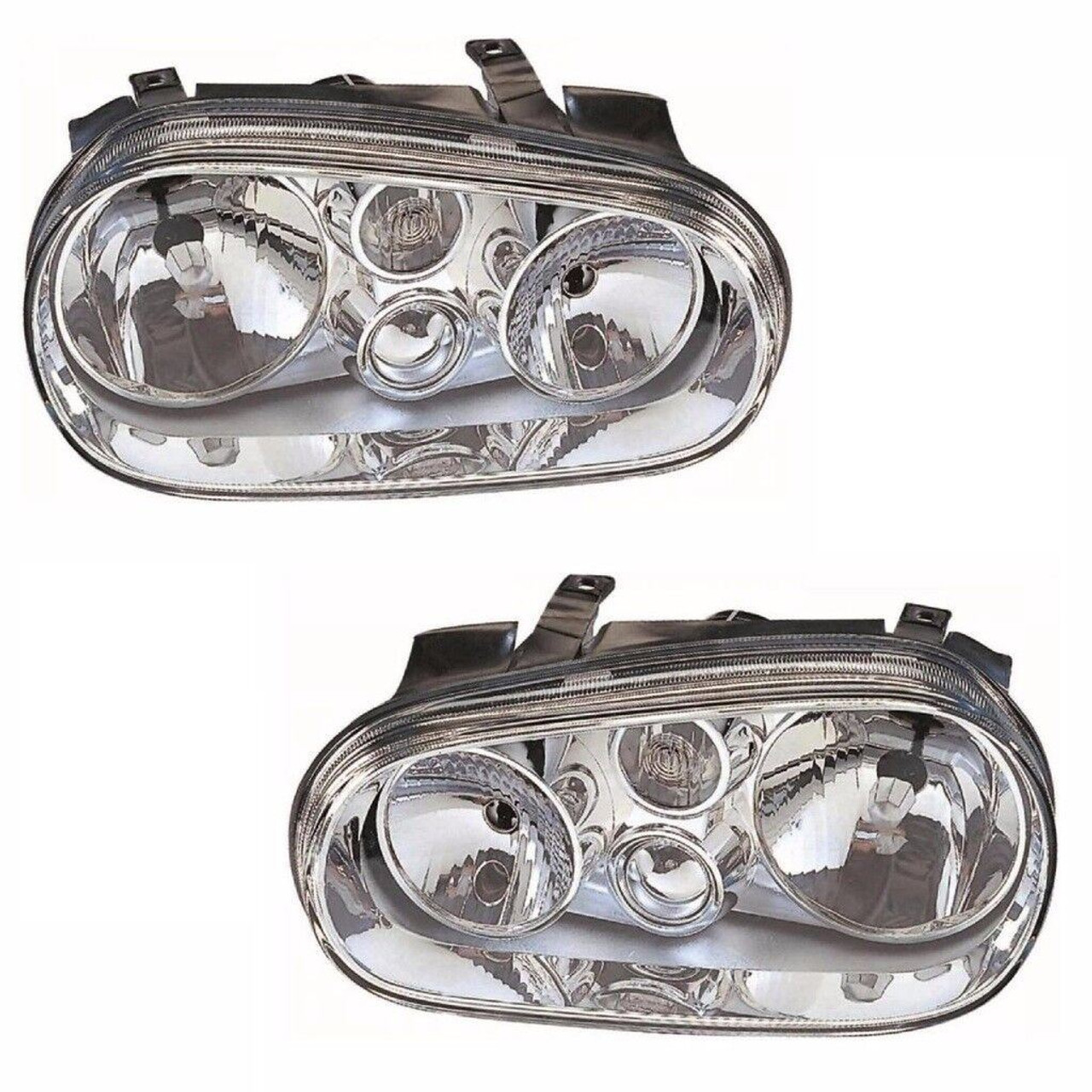 For VW Golf Mk4 1998-2004 Headlights Headlamps Replace 1 Pair O/S And N/S