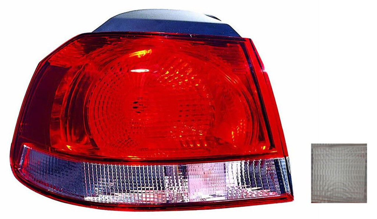 For VW Golf Mk6 Hatchback 1/2009-6/2013s Valeo Outer Wing Rear Light Lamp N/S