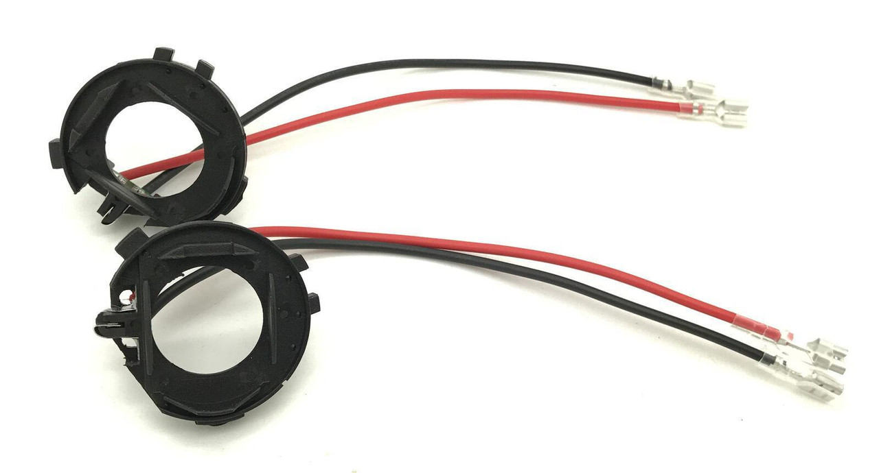 For VW Golf MK6 VI 09- H7 LED Headlight &amp; Xenon Hid Bulb Holders Adaptors Base