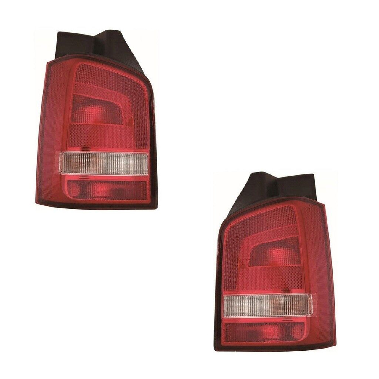 For VW Transporter T5 Van 1/2010-2015 Rear Tailgate Lights Lamps Pair OS NS