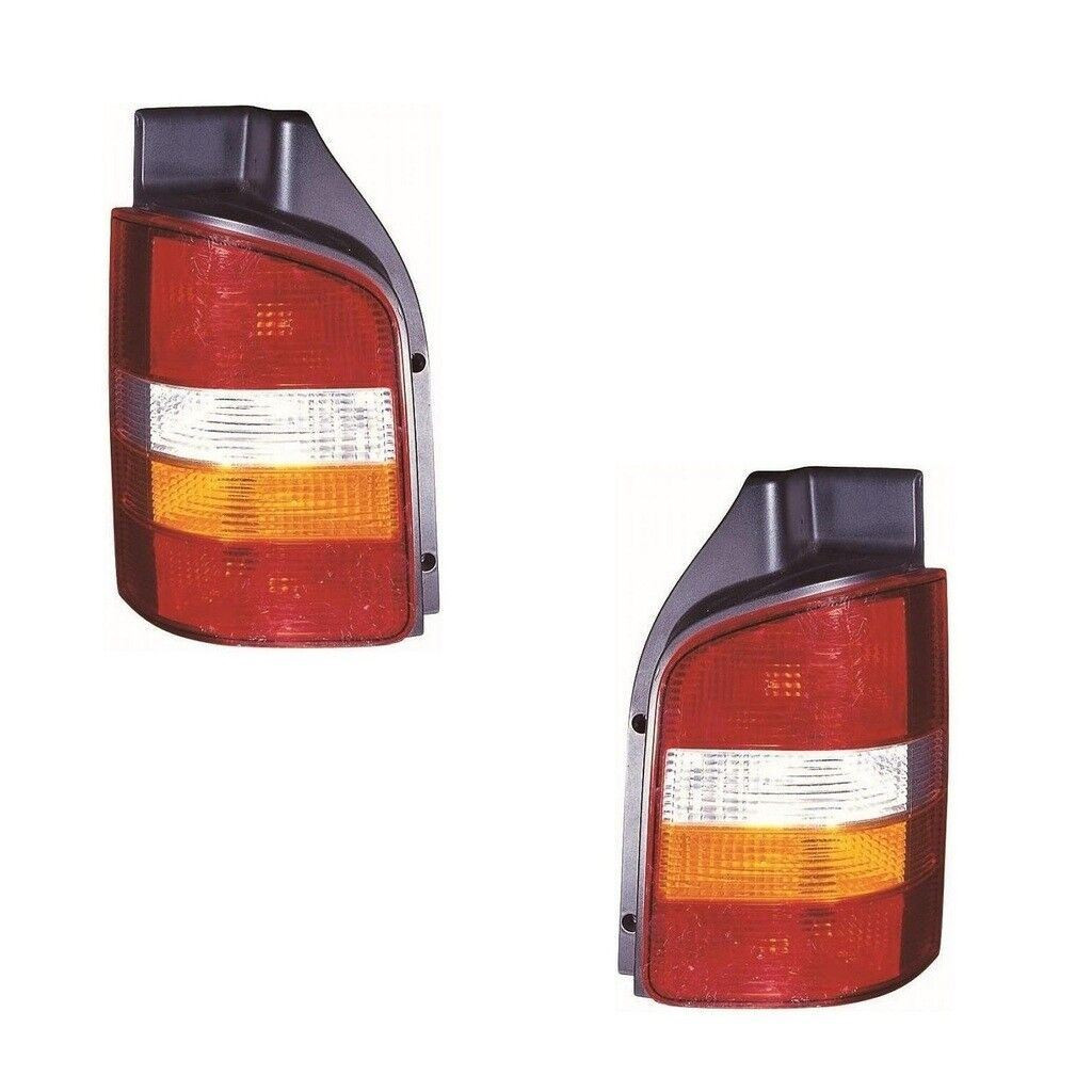 For VW Transporter T5 Van 2003-2010 2 Door Rear Lights Amber Indicator Pair