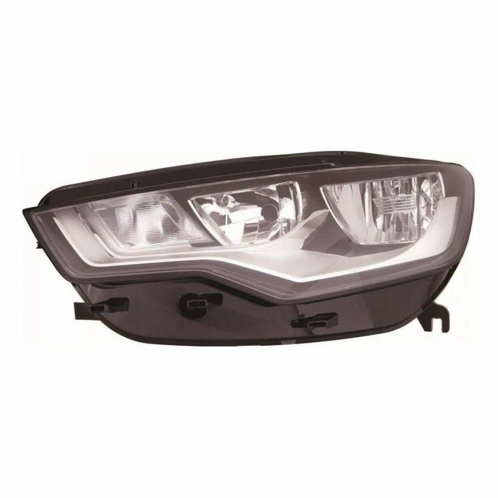 Front Left Headlight Headlamp Chrome Inner Motor H7 H15 For Audi A6 03.11-03.15