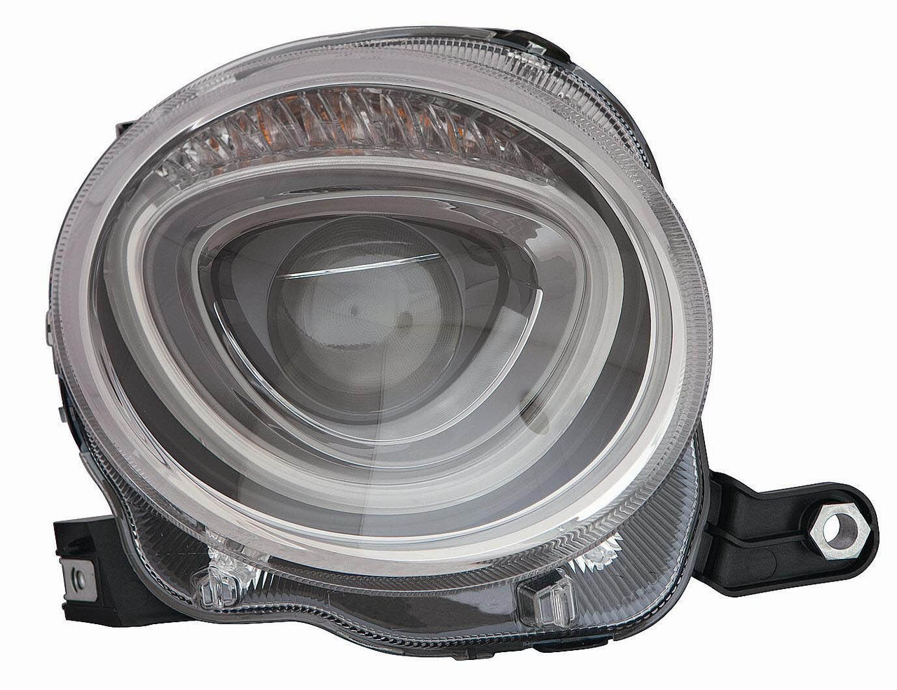 Front Right Headlight Dipped Beam Black Inner Motor H7 For Fiat 500 15-On