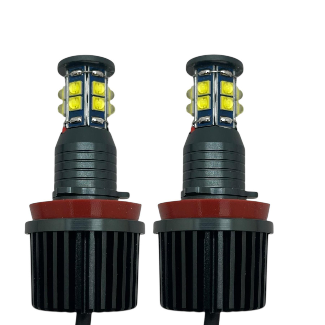 H8 For BMW 12 LED ANGEL EYE UPGRADE - 120W HALO RING Lighting upgrade