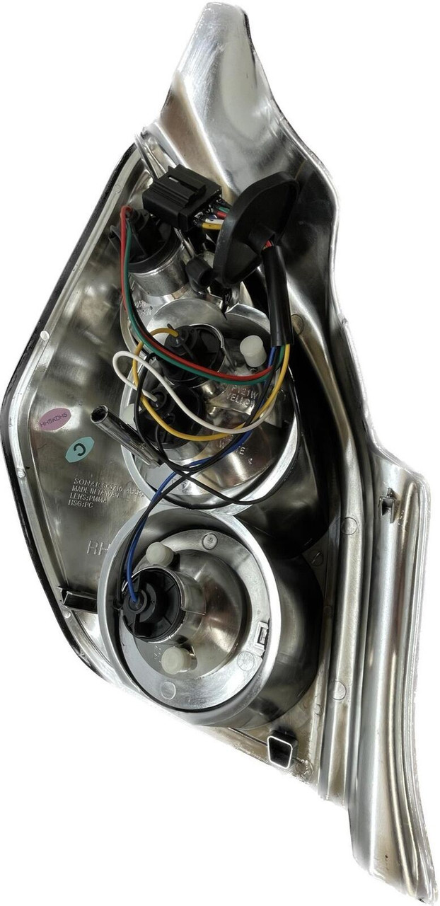 Back Rear Tail Lights Pair Set Clear Black Citroen C2 03-08