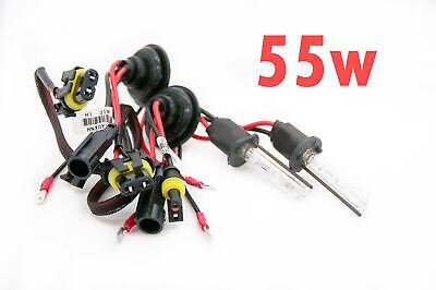 Pair H1 55W Xenon Hid Bulbs Lighting Lamp Spare Part Gas Discharge All Colours - 6000K