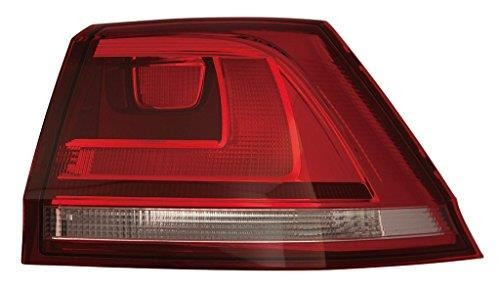 For VW Golf Mk7 Estate 5/2013- Outer Rear Light Lamp Smoked Red &amp; Clear Right