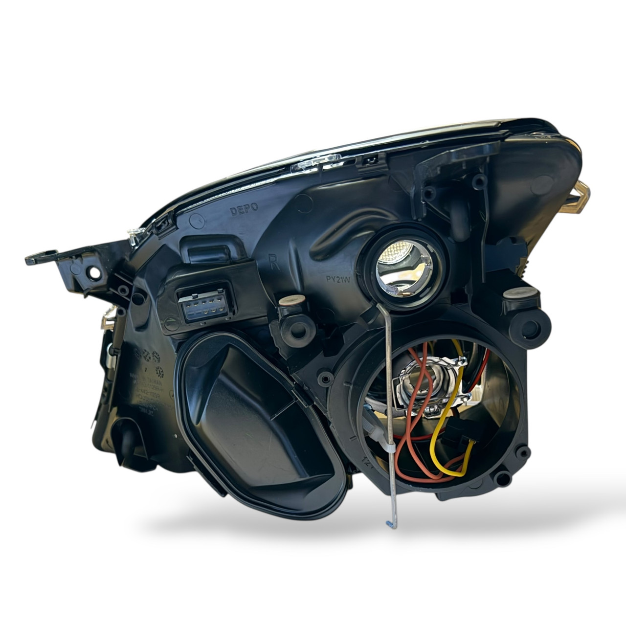 RHD LHD Angel Eye Projector Headlights Black Vectra C 2002-2005 Pair