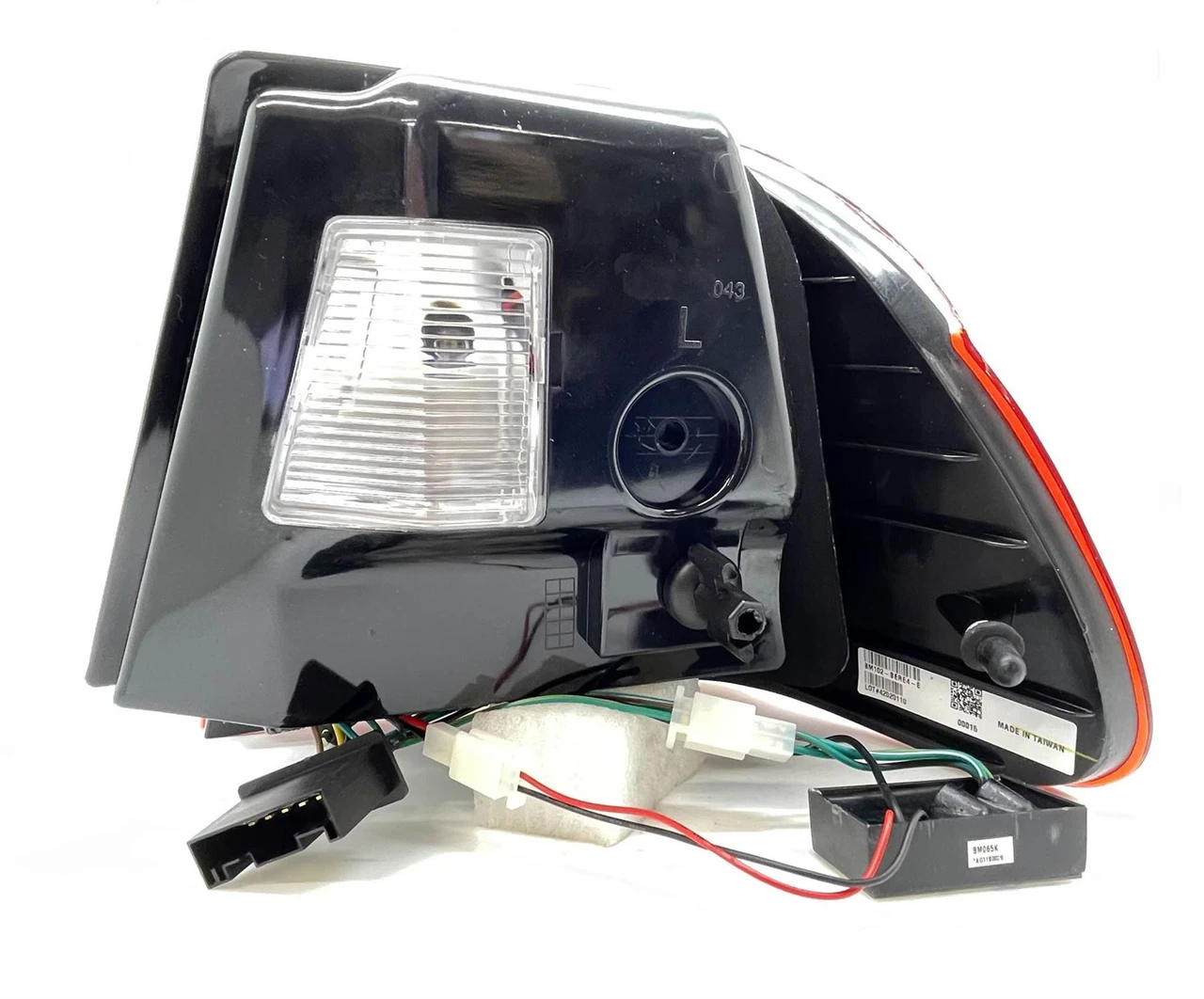 Back Rear Tail Lights For BMW E46 Saloon 98-01 In Red-Clear Crystal-Look LED