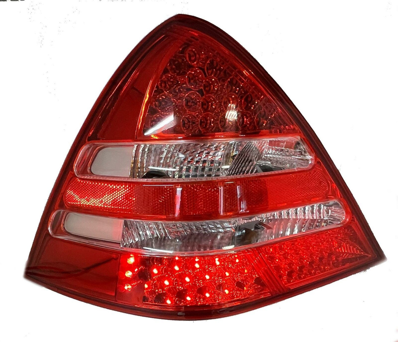 Back Rear Tail Lights Lamp Indicator For Mercedes R170 00-04 Red-Clear LED