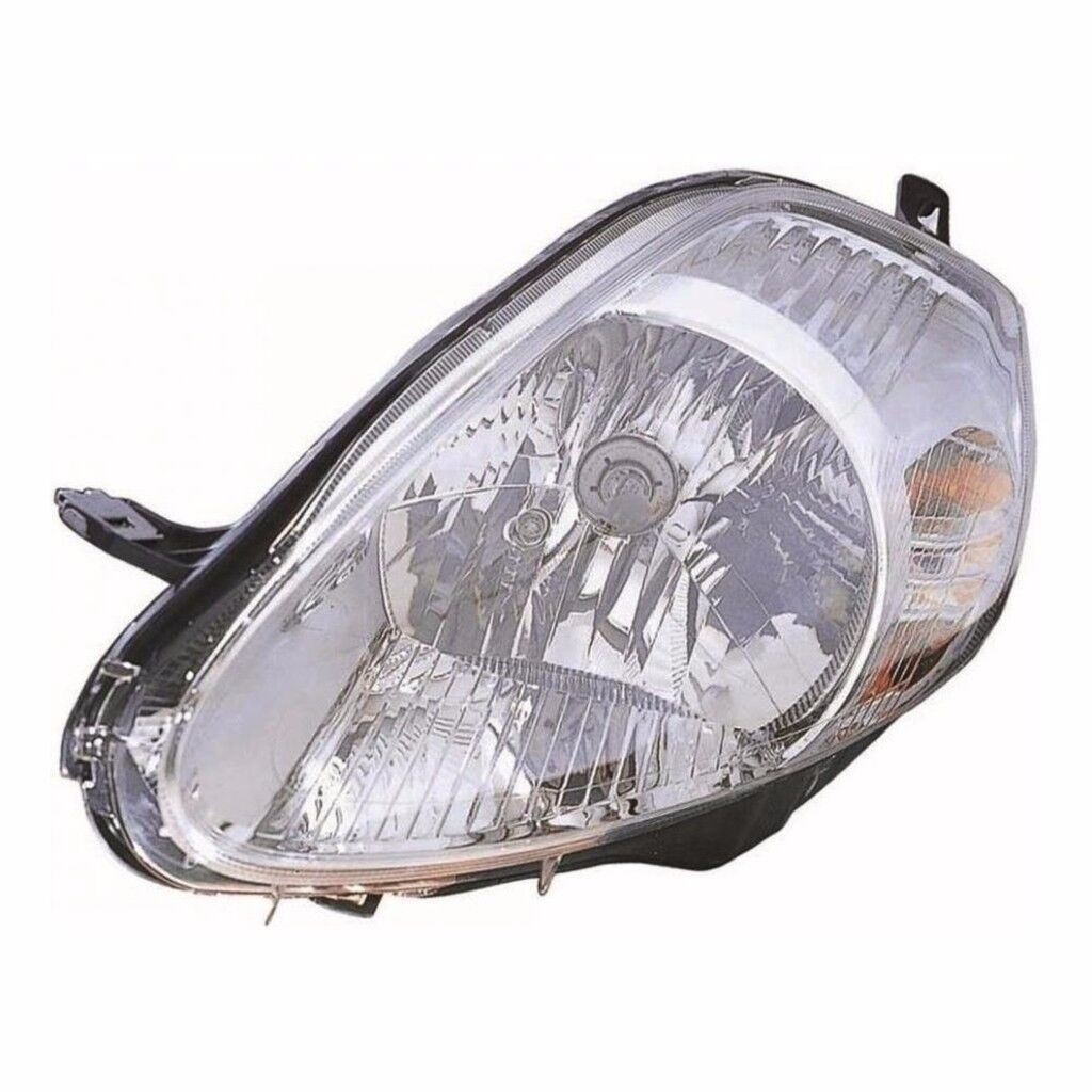 For Fiat Grande Punto 06-10/08 Headlight Chrome 14 Hole 7 Pw Mtr Left NS Side