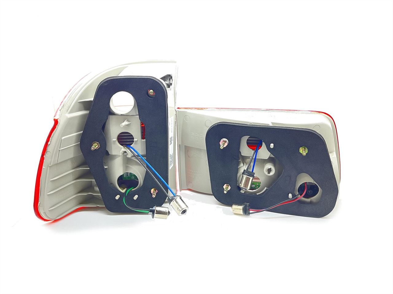 Back Rear Tail Lights Lamps For BMW E39 Only Touring 97-04 LED Red-Clear